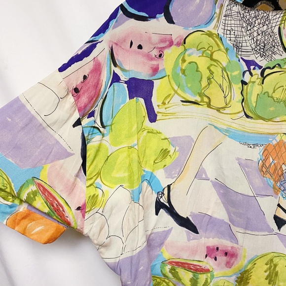 Funky ZARA Crop Button-Up - Picture 7 of 12